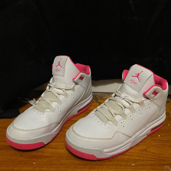 Pink and White Air Jordan 3s - Picture 3 of 3